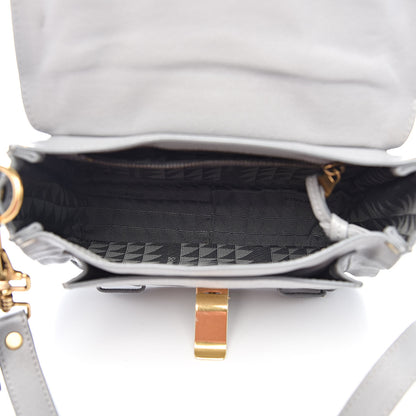Proenza Schouler Lambskin PS1 Mini Pouch Messenger Concrete Grey 5 of 16