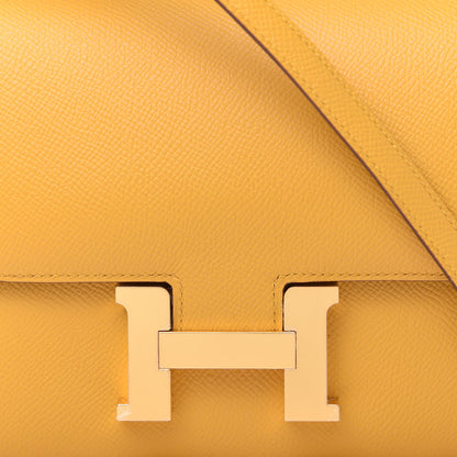 Hermes Epsom Constance 18 Jaune Ambre 10 of 11