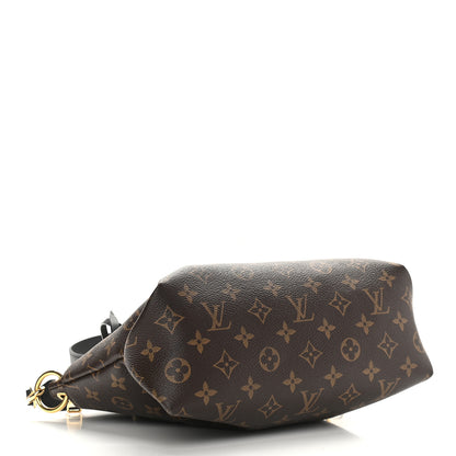 Louis Vuitton Monogram Flower Zipped Tote PM Black 4 of 9