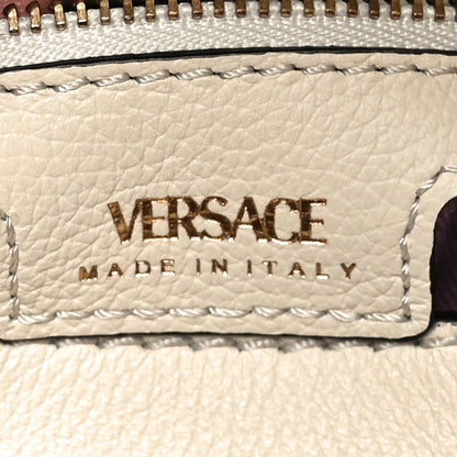 Versace Calfskin La Medusa Hobo Crossbody White 6 of 9