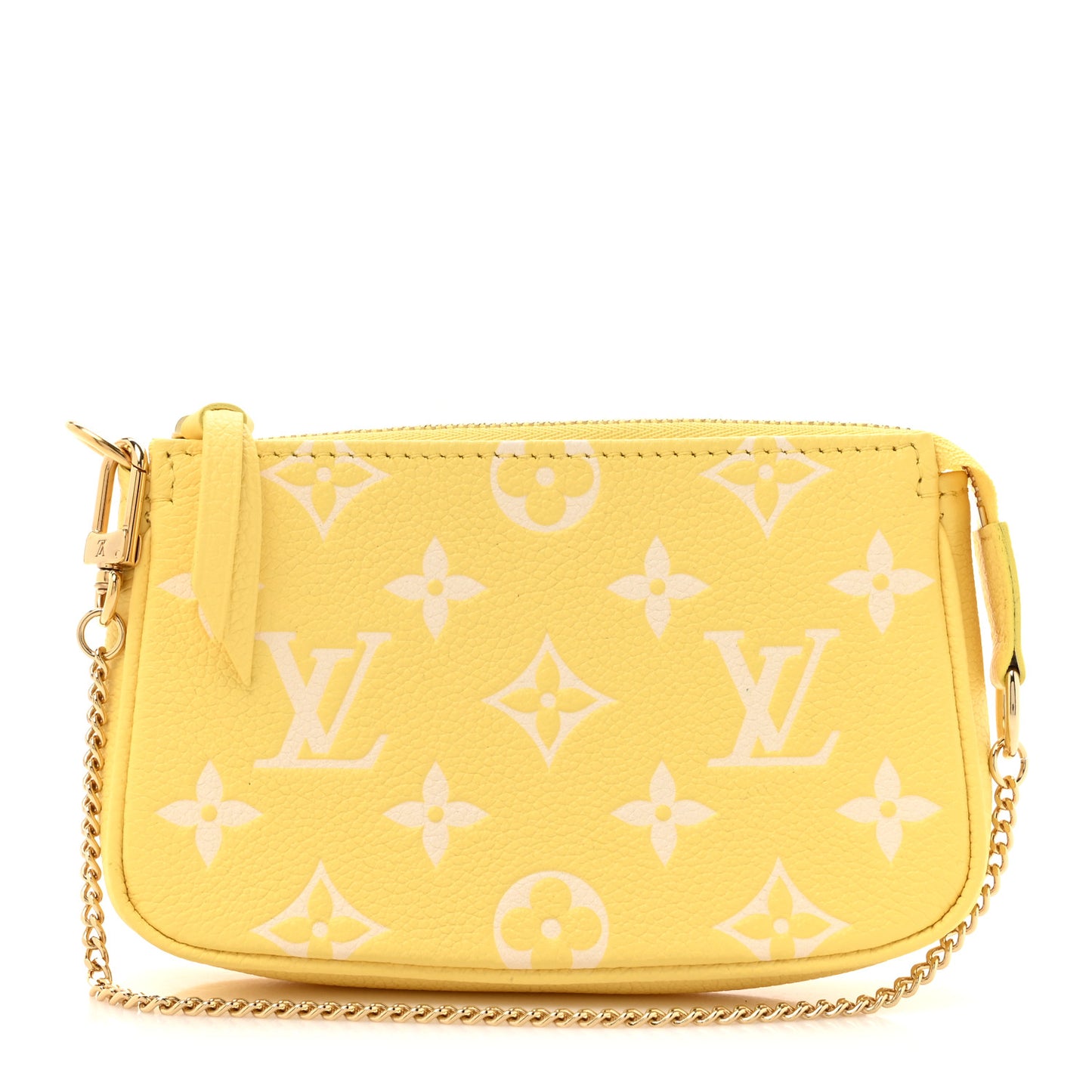 Empreinte Monogram Mini Pochette Accessories Lemon Curd Yellow