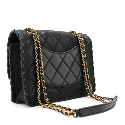 Chanel Iridescent Calfskin Small Happy Stitch Flap Black 3 of 14