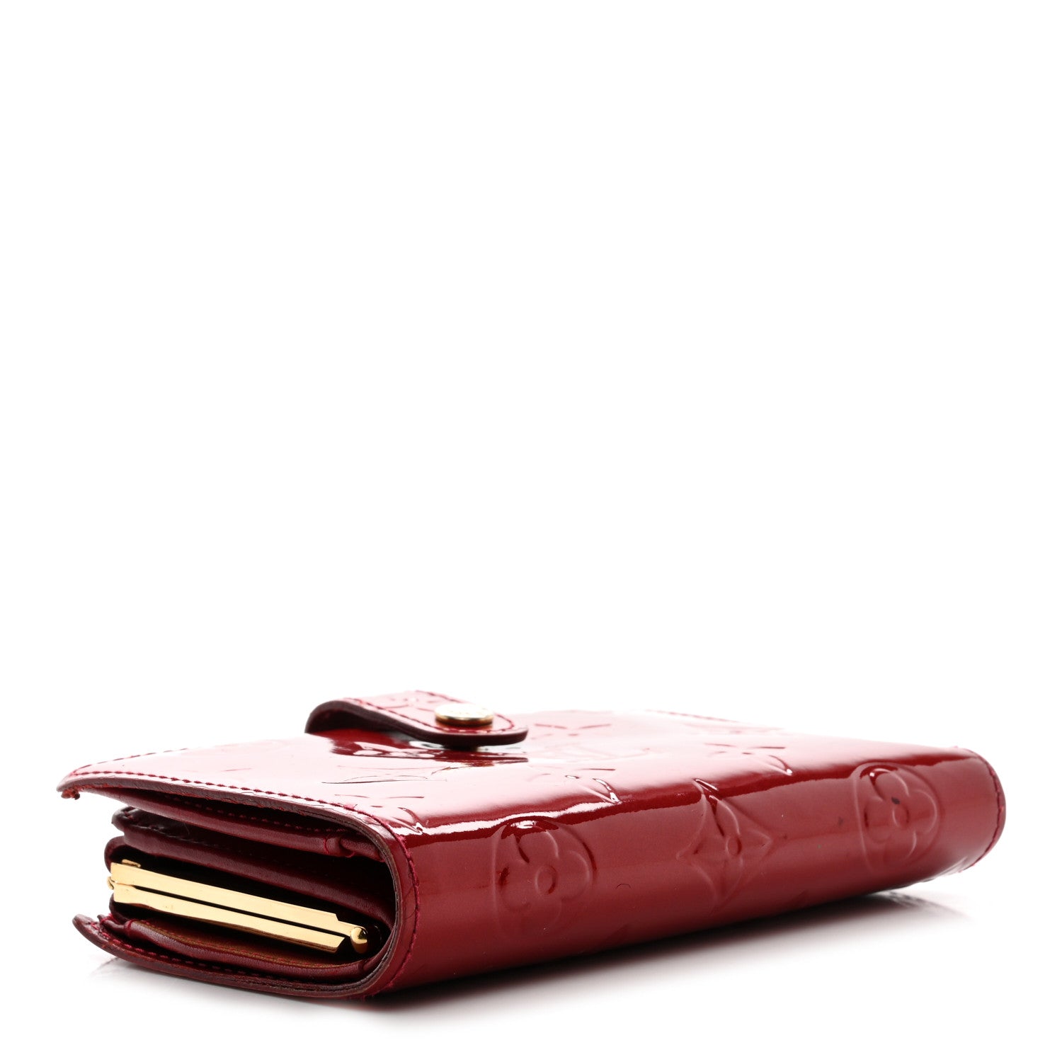 Louis Vuitton Vernis French Purse Wallet Pomme D'Amour 4 of 15