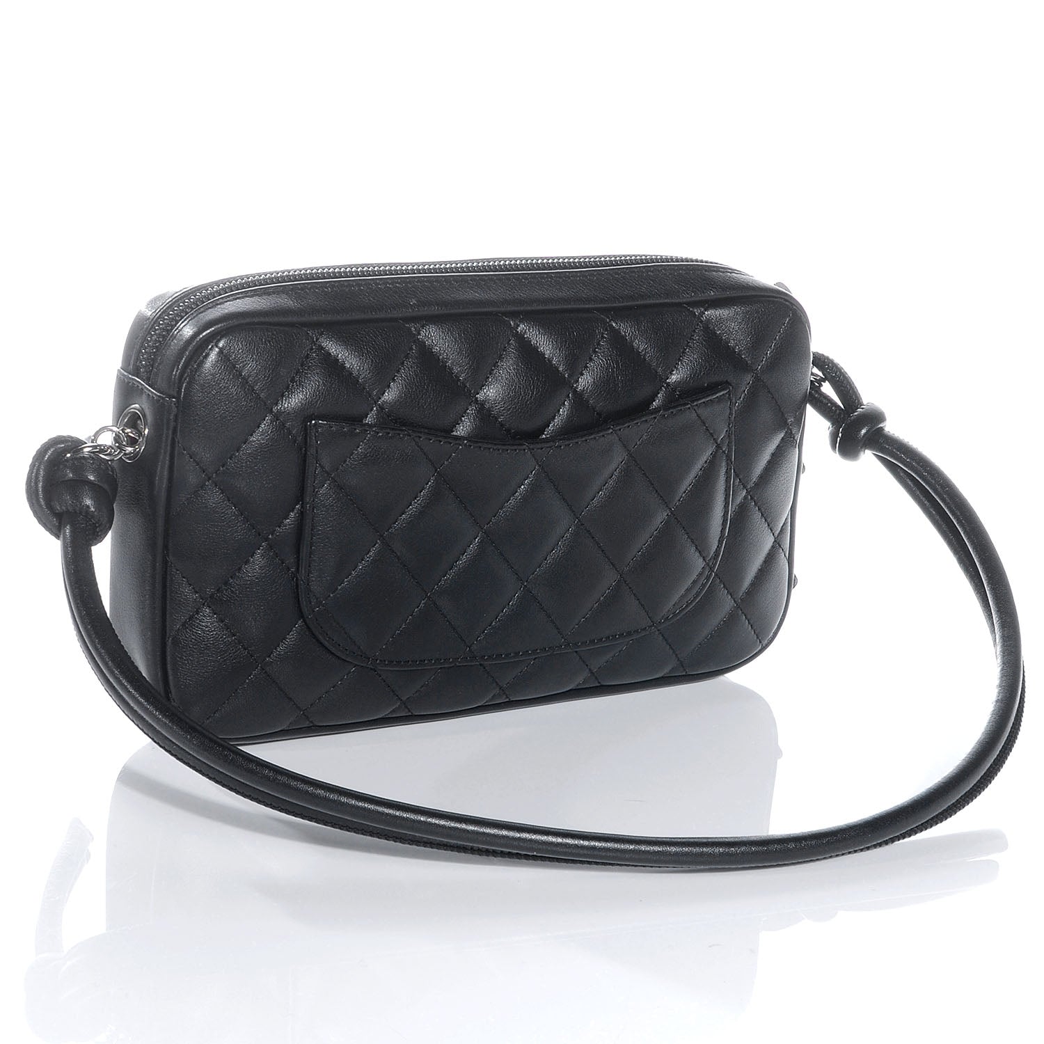 Chanel Calfskin Quilted Cambon Pochette Black 3 of 7