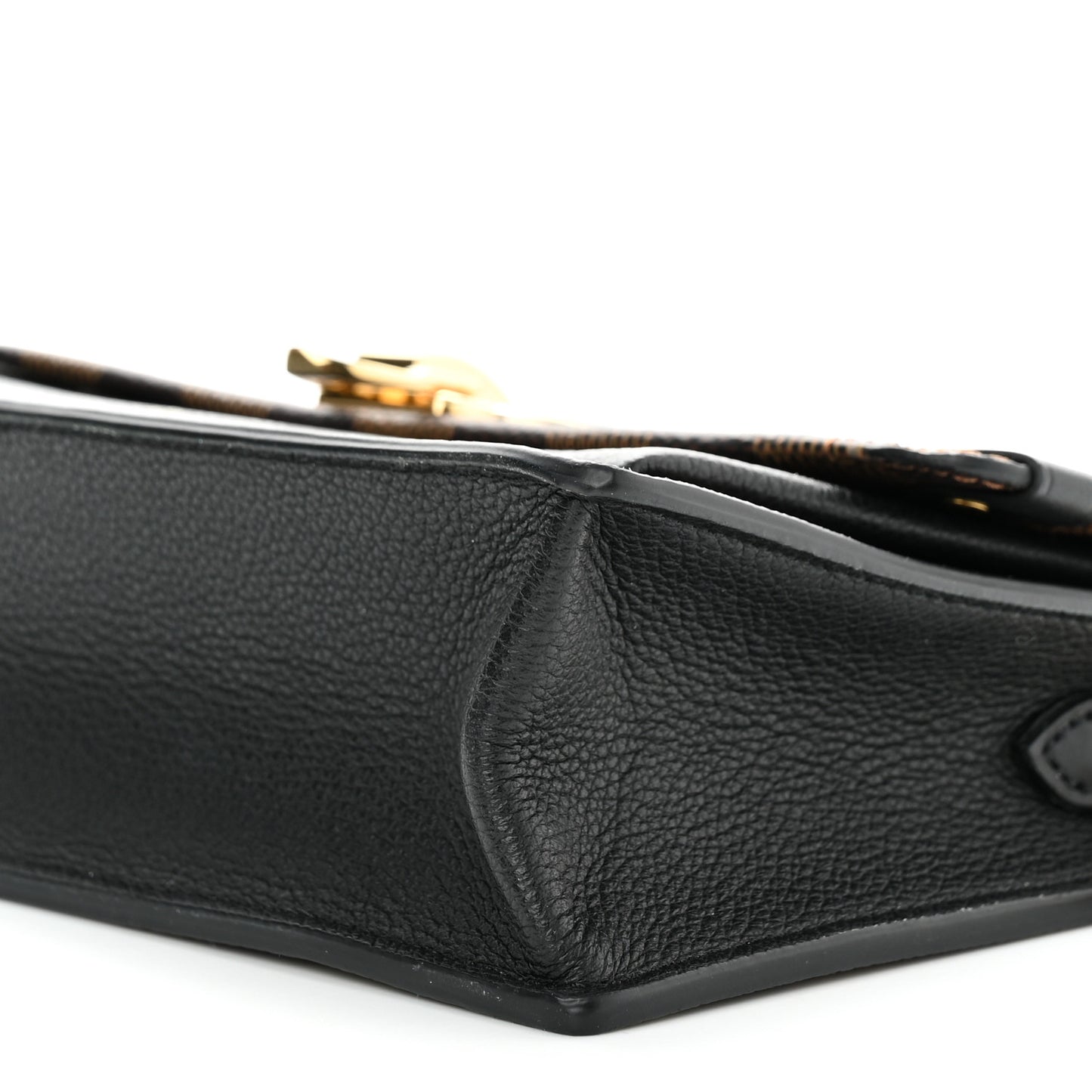 Damier Ebene Vavin Chain Wallet Black