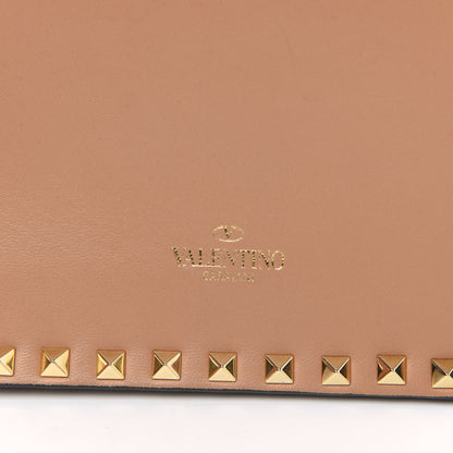 Valentino Garavani Nappa Rockstud Wristlet Clutch Alpaca 10 of 12
