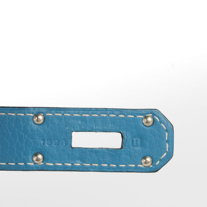Hermes Taurillon Clemence JPG Birkin 42 Blue Jean 10 of 20