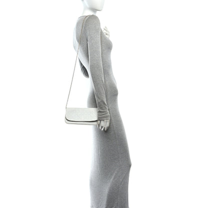 Christian Dior Lambskin Cannage Lady Dior Chain Clutch White 2 of 11