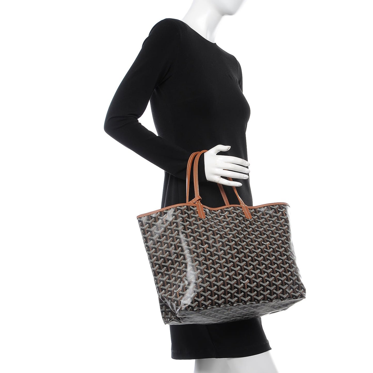 Goyardine Saint Louis PM Black Gold