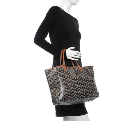 Goyard Goyardine Saint Louis PM Black Gold 2 of 9