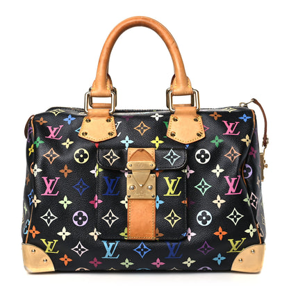 Louis Vuitton Monogram Multicolor Speedy 30 Black 1 of 12