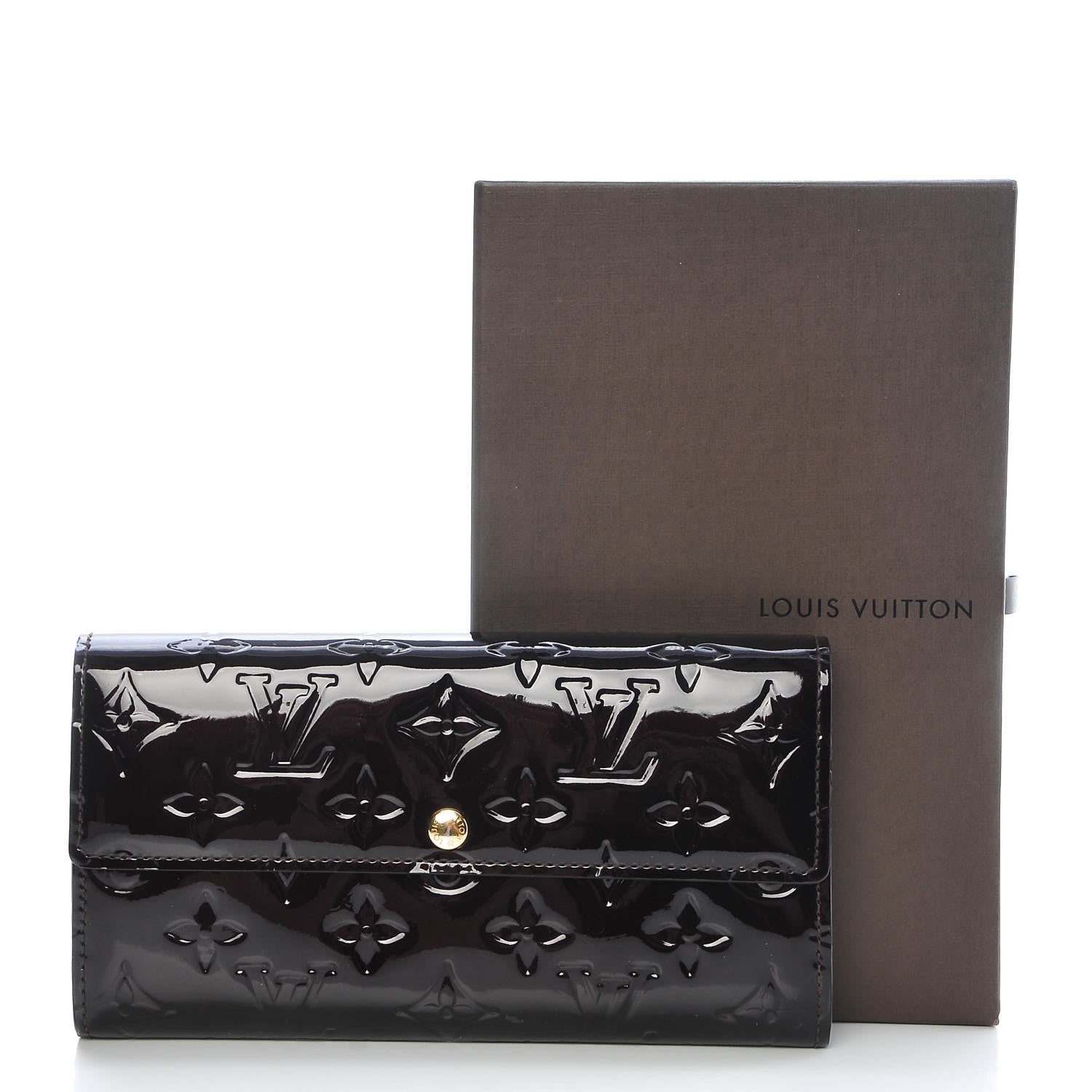 Louis Vuitton Vernis Sarah Wallet Amarante 9 of 9