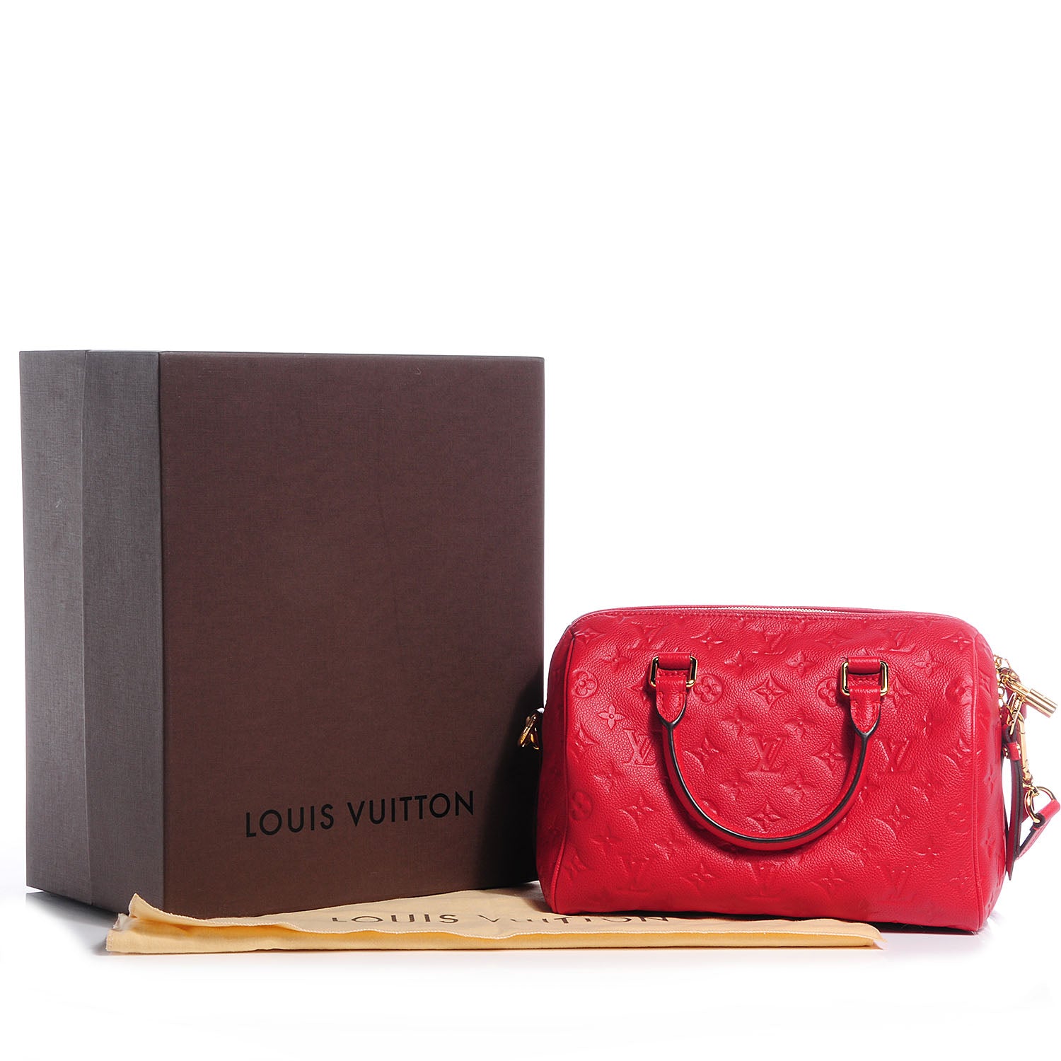 Louis Vuitton Empreinte Speedy Bandouliere 25 Cherry 7 of 7