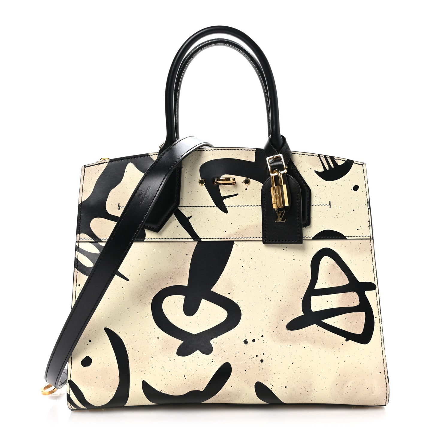 Calfskin Tribal City Steamer MM White Black