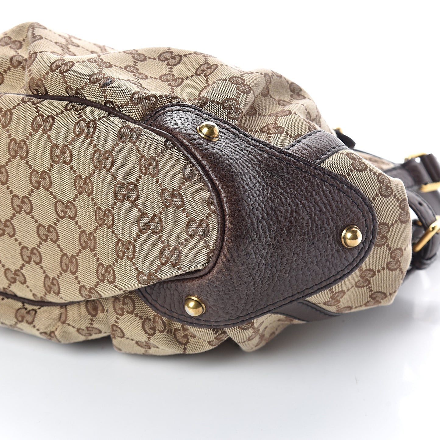 Monogram Medium Jockey Tote Dark Brown