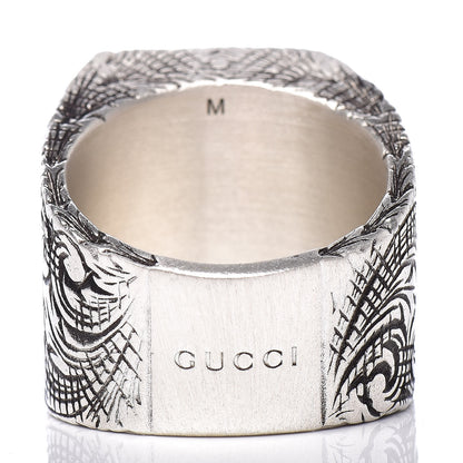 Gucci Sterling Silver Letter J Ring 57 8 4 of 7