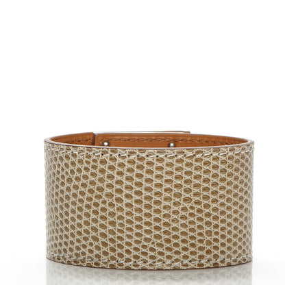 Hermes Lizard Kelly Dog Cuff S Ficelle 3 of 5