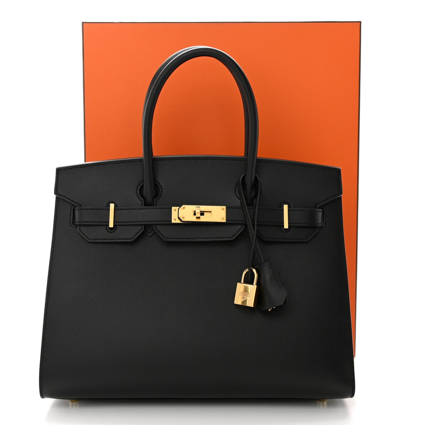 Madame Calfskin Birkin Sellier 30 Black