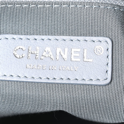 Chanel Aged Calfskin Quilted Medium Gabrielle Hobo Light Blue 6 of 10