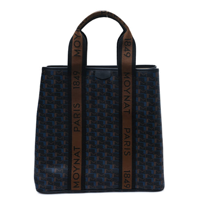 Moynat Canvas 1920 M Monogram Tote Black Brown 1 of 11