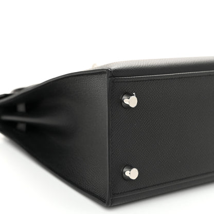 Hermes Epsom Kelly Sellier 25 Black 9 of 13