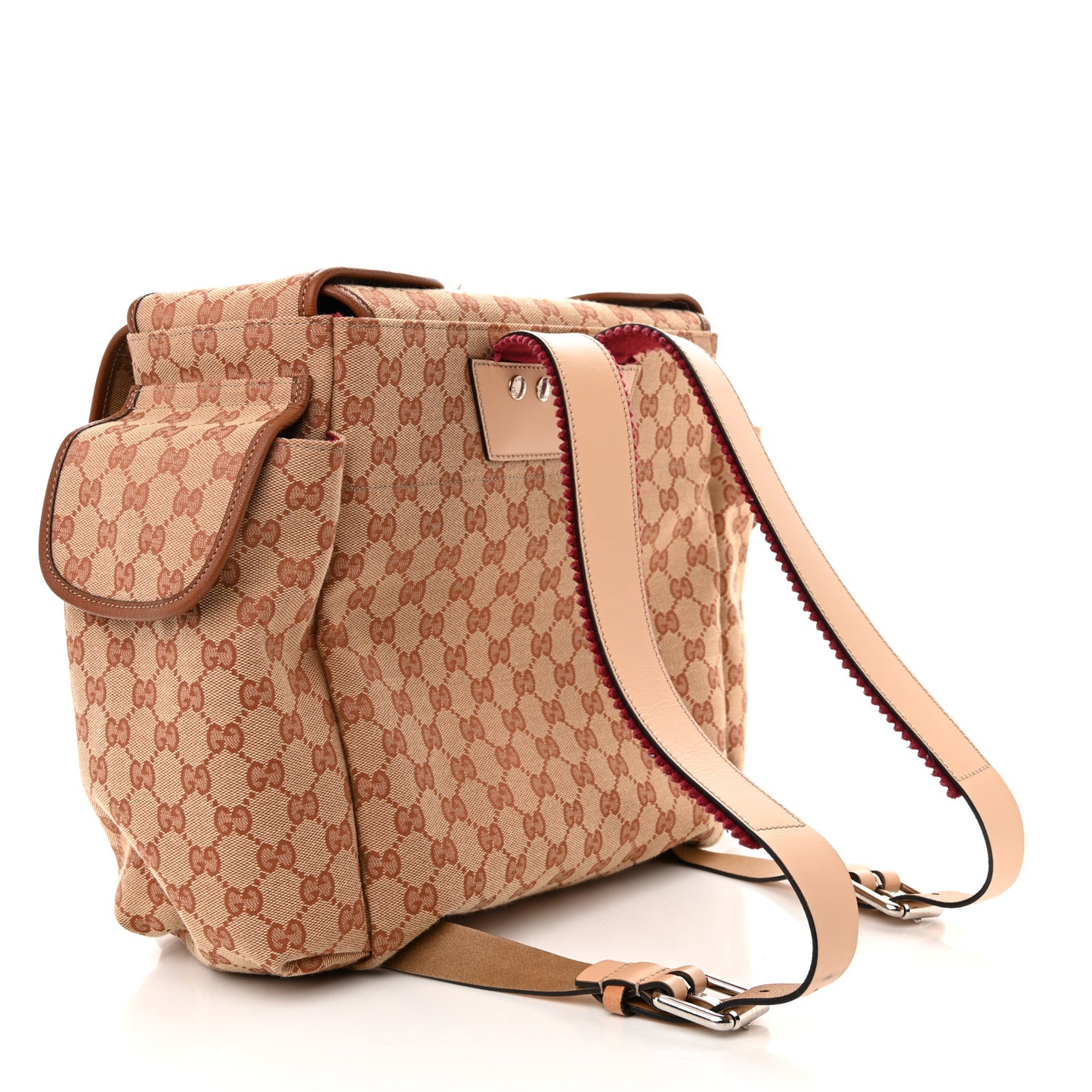 Monogram Childrens Sciroppo Patch Backpack Beige