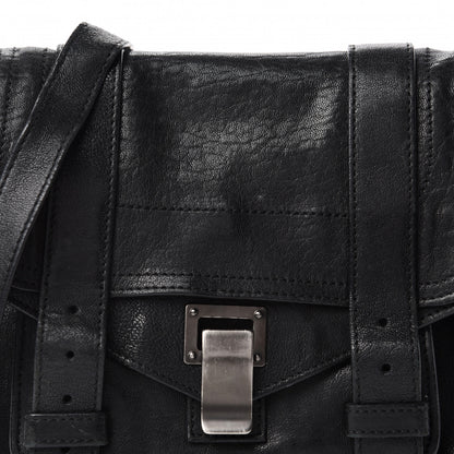 Proenza Schouler Lambskin PS1 Mini Pouch Messenger Black 13 of 13