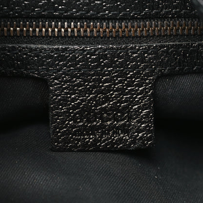 Gucci Monogram Mini Piston Lock Jackie O Hobo Black 6 of 9