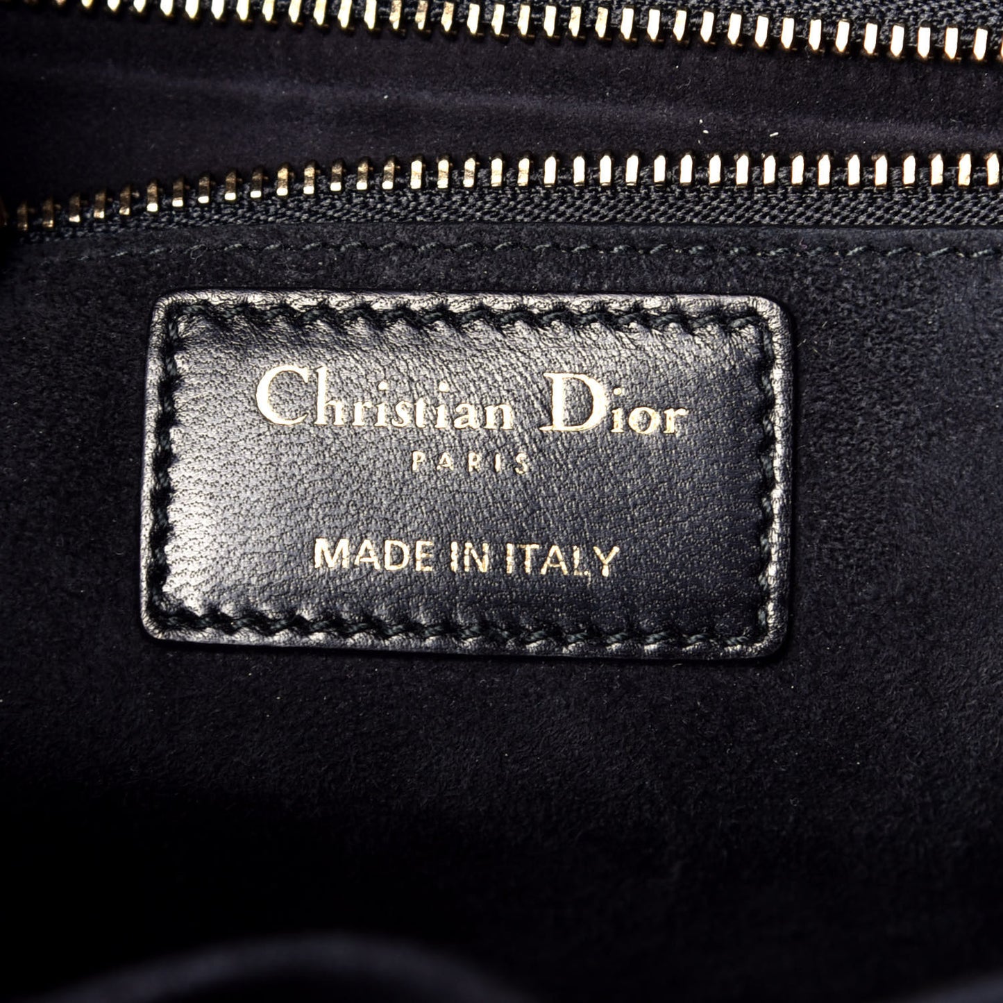 Lambskin Cannage Studded Large Dioraddict Flap Bag Black