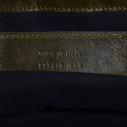 Balenciaga Chevre Pony Hair Work Olive 9 of 11