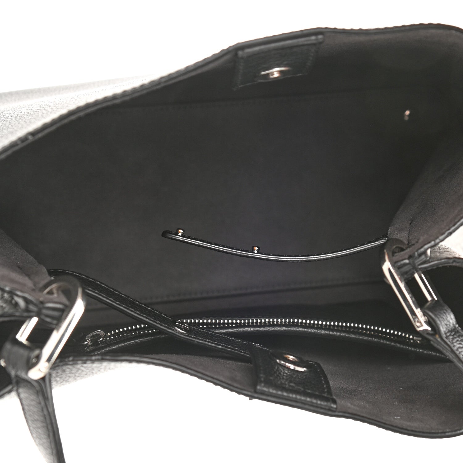 MCM Grained Calfskin Visetos Medium Sarah Hobo Black 5 of 11