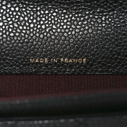 Chanel Caviar Quilted Flap Card Holder Wallet Black 7 of 9