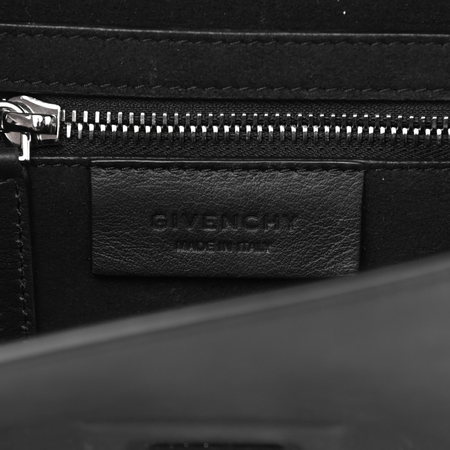 Givenchy Calfskin Studded Bow Cut Chain Bag Black 6 of 11