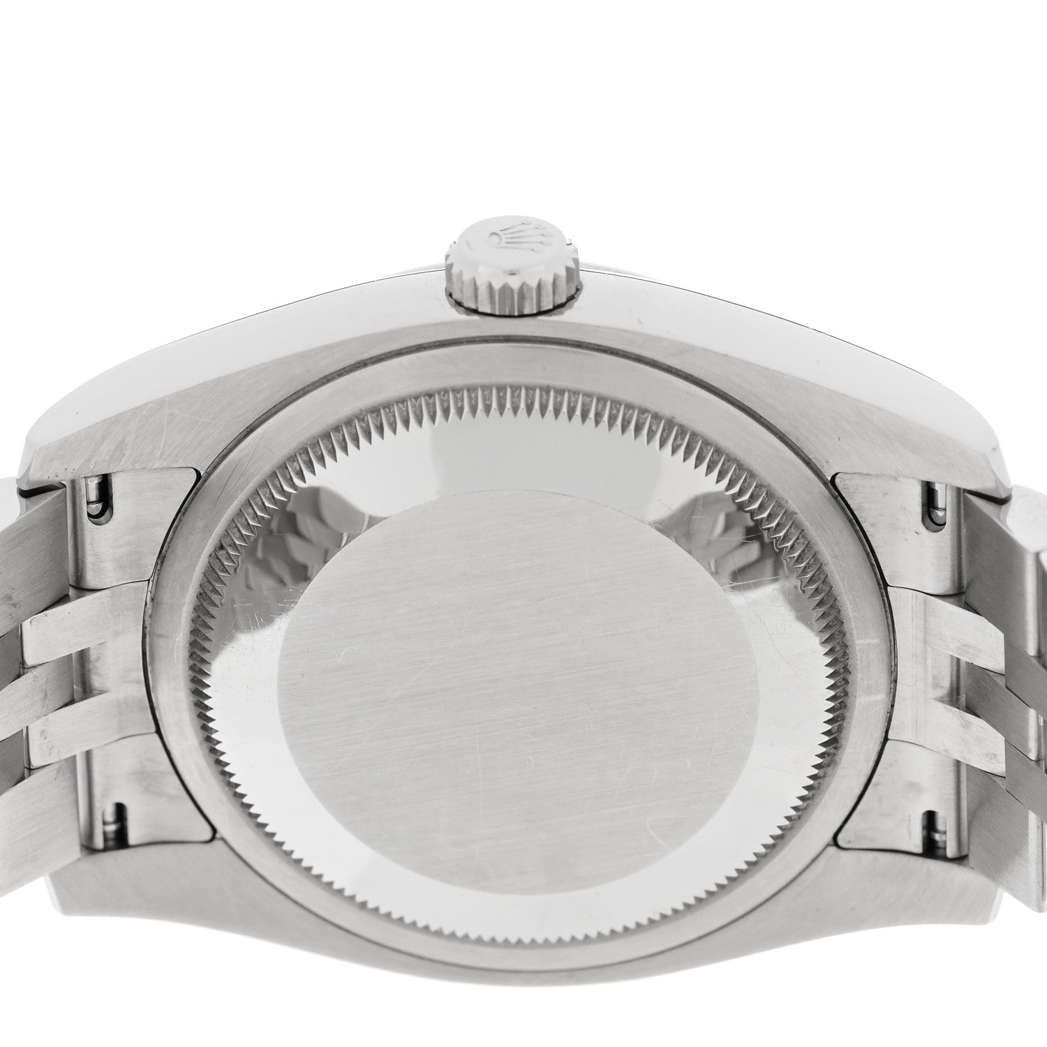Rolex Stainless Steel 18K White Gold Diamond 36mm Oyster Perpetual Datejust Watch Silver 116234 4 of 5