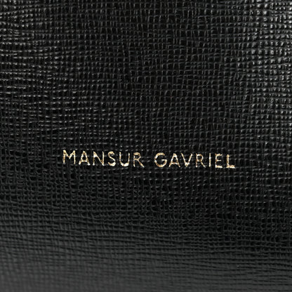 Mansur Gavriel Saffiano Mini Lady Bag Black Flamma 6 of 10