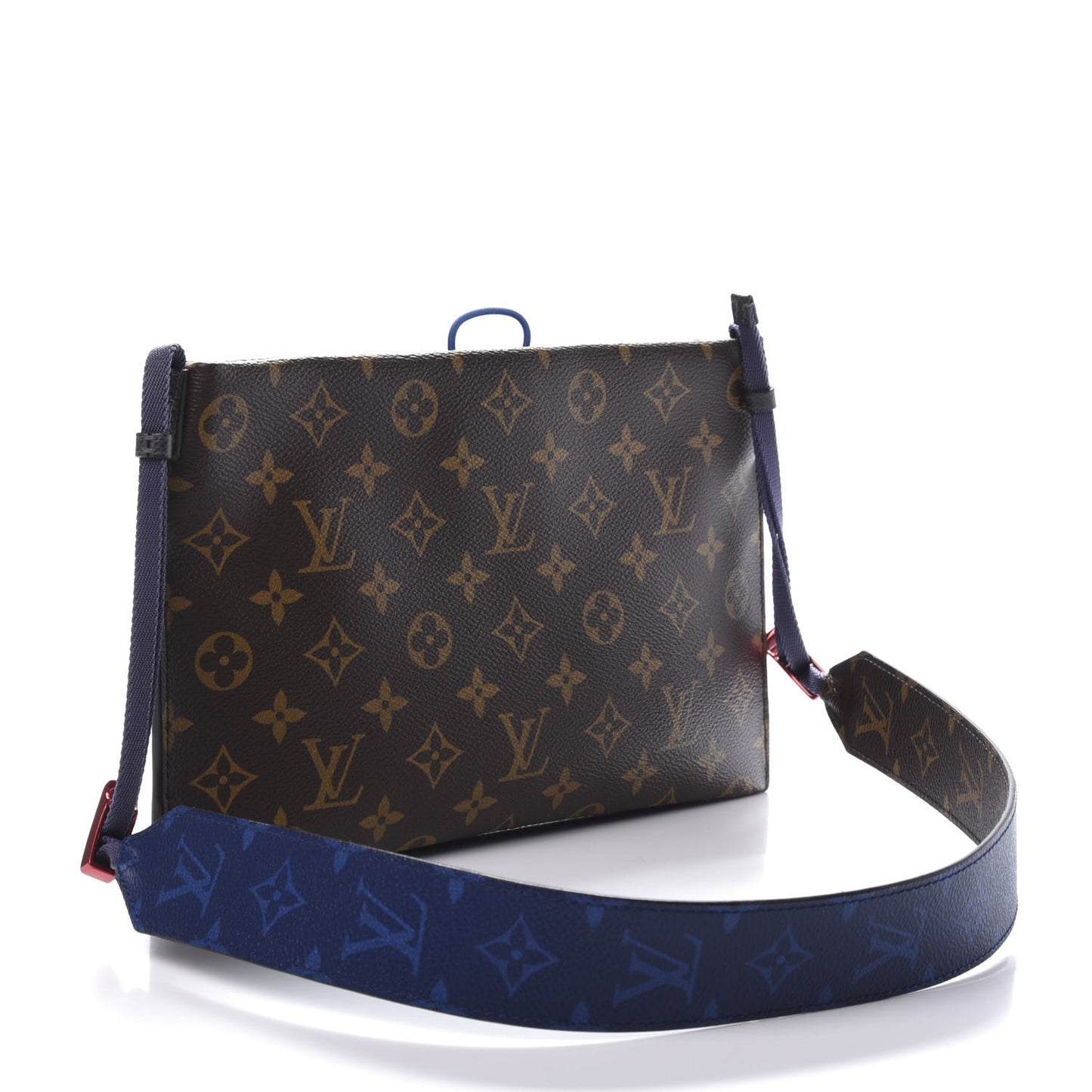 Monogram Small Outdoor Pouch Pacific Blue