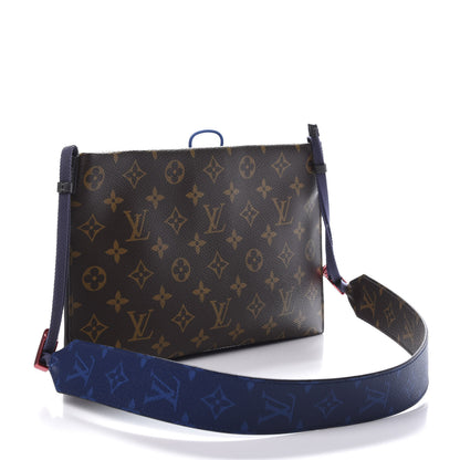 Louis Vuitton Monogram Small Outdoor Pouch Pacific Blue 3 of 9