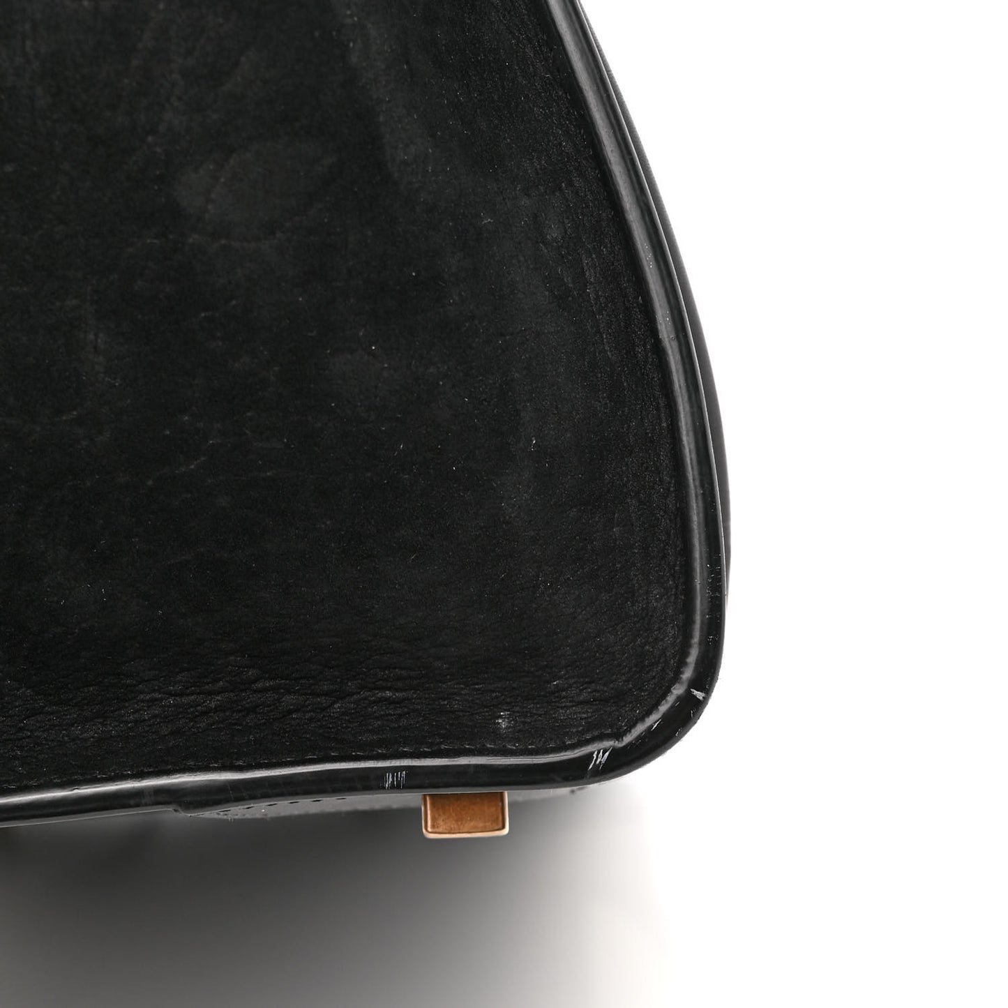 Baby Grained Calfskin Tri-Color Mini Luggage White Liquorice