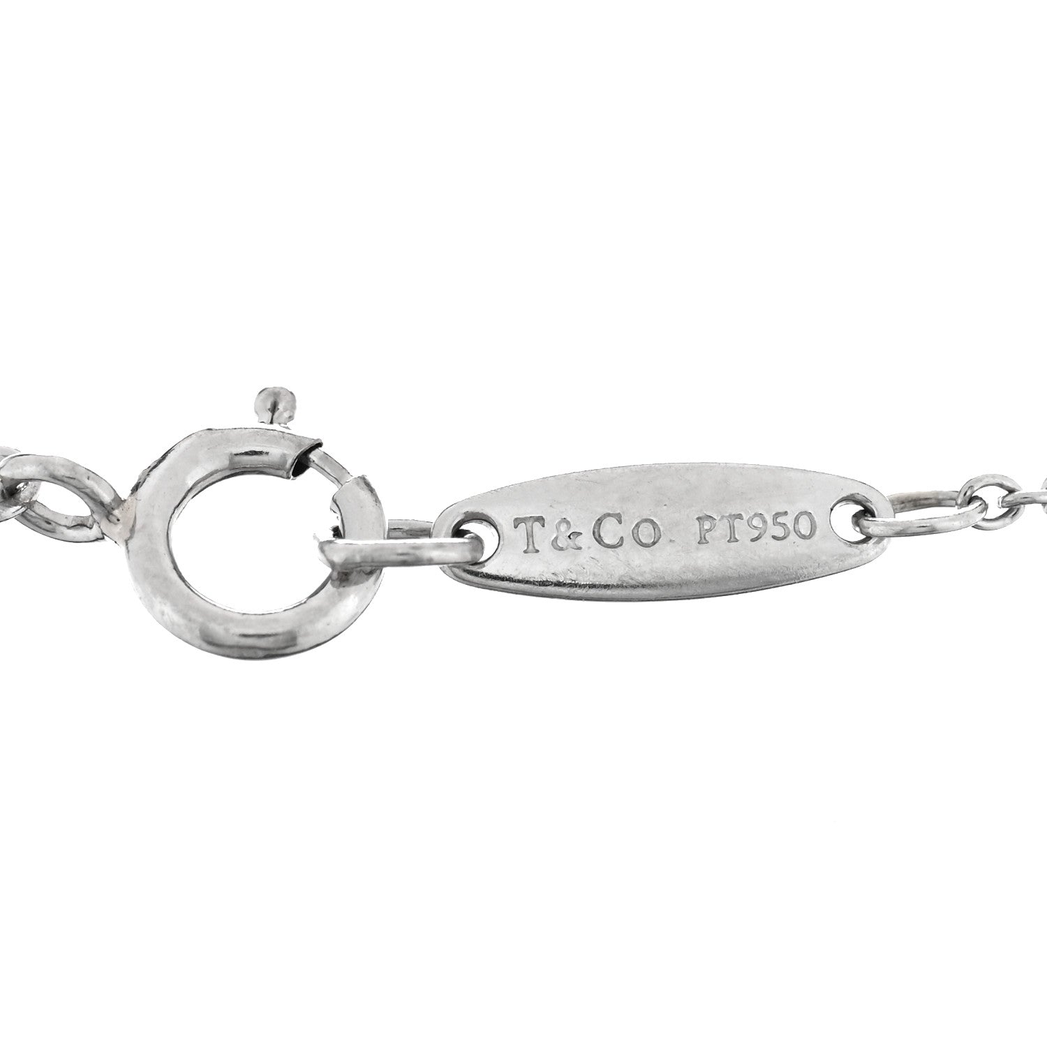 Tiffany Platinum Diamond .15ctw Elsa Peretti Diamonds by the Yard Station Bracelet 3 of 4