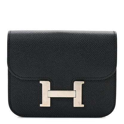 Hermes Epsom Constance Slim Wallet Black 1 of 8