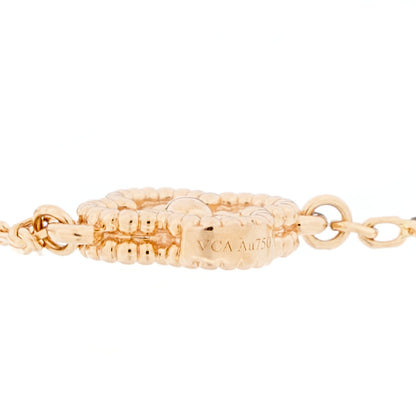 Van Cleef & Arpels 18K Rose Gold 6 Motifs Sweet Alhambra Bracelet 4 of 6