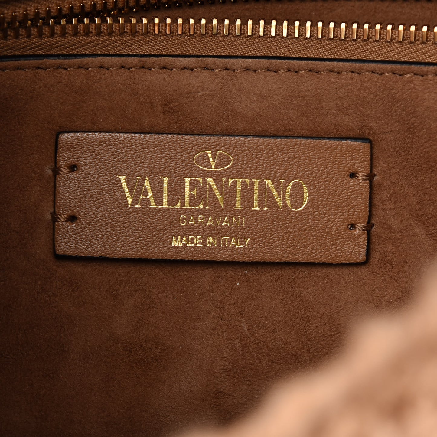 Cashmere Medium Roman Stud Shoulder Bag Brown