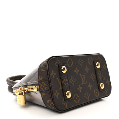 Louis Vuitton Vernis Monogram Alma BB Taupe Metallise 4 of 8