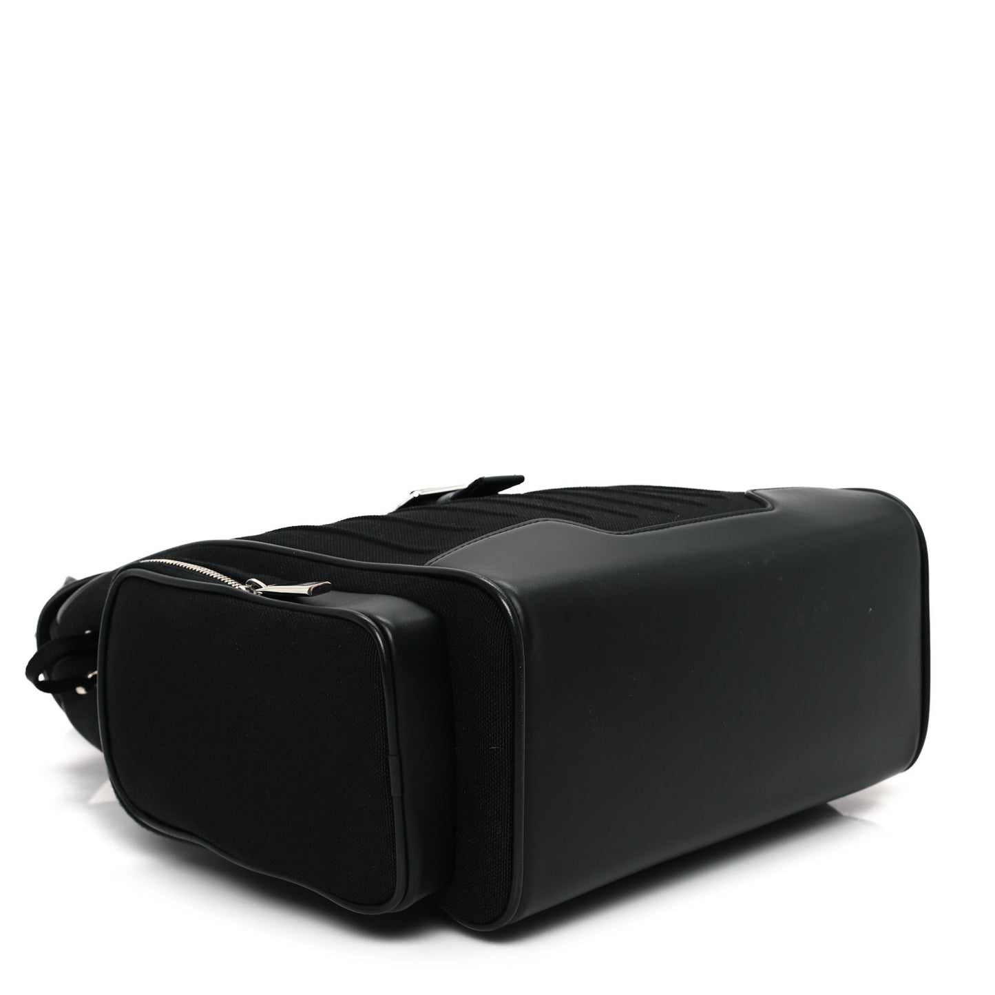 Canvas Calfskin Never Still Small Backpack Black