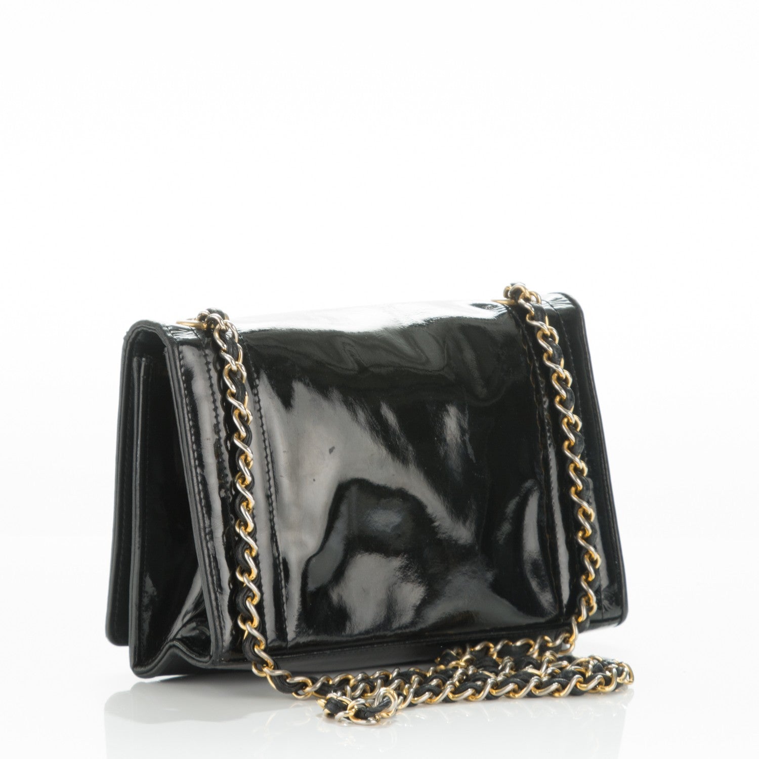Chanel Patent Small Flap Bag Black 3 of 8