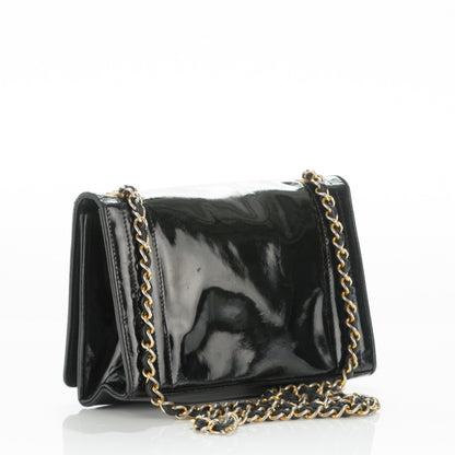 Chanel Patent Small Flap Bag Black 3 of 8