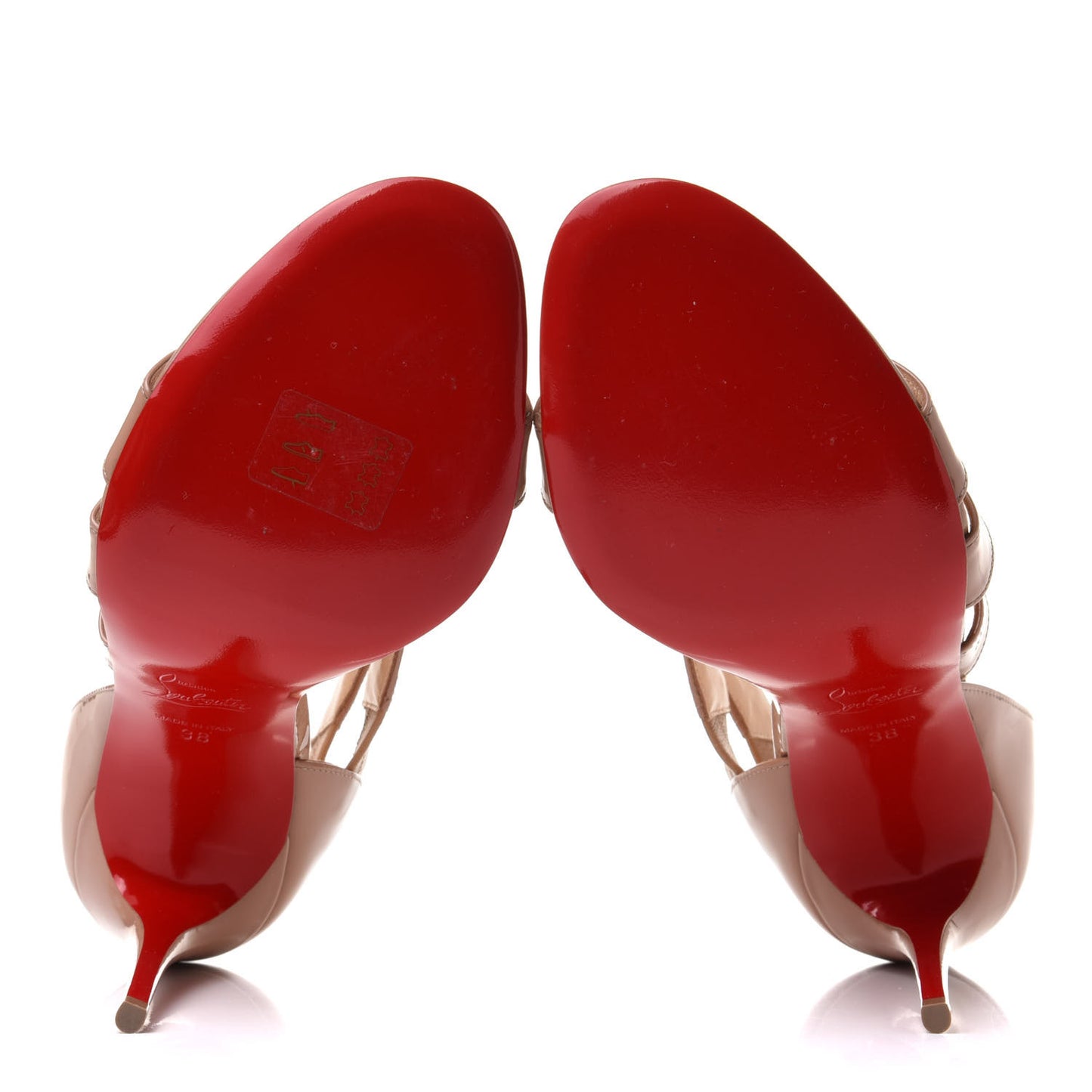 Patent World Copine 100 Sandals 38 Nude