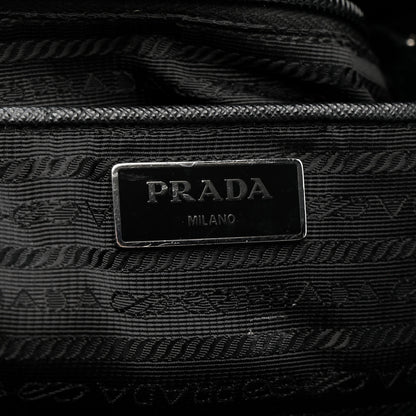 Prada Tessuto Nylon Saffiano Tote Black 6 of 10