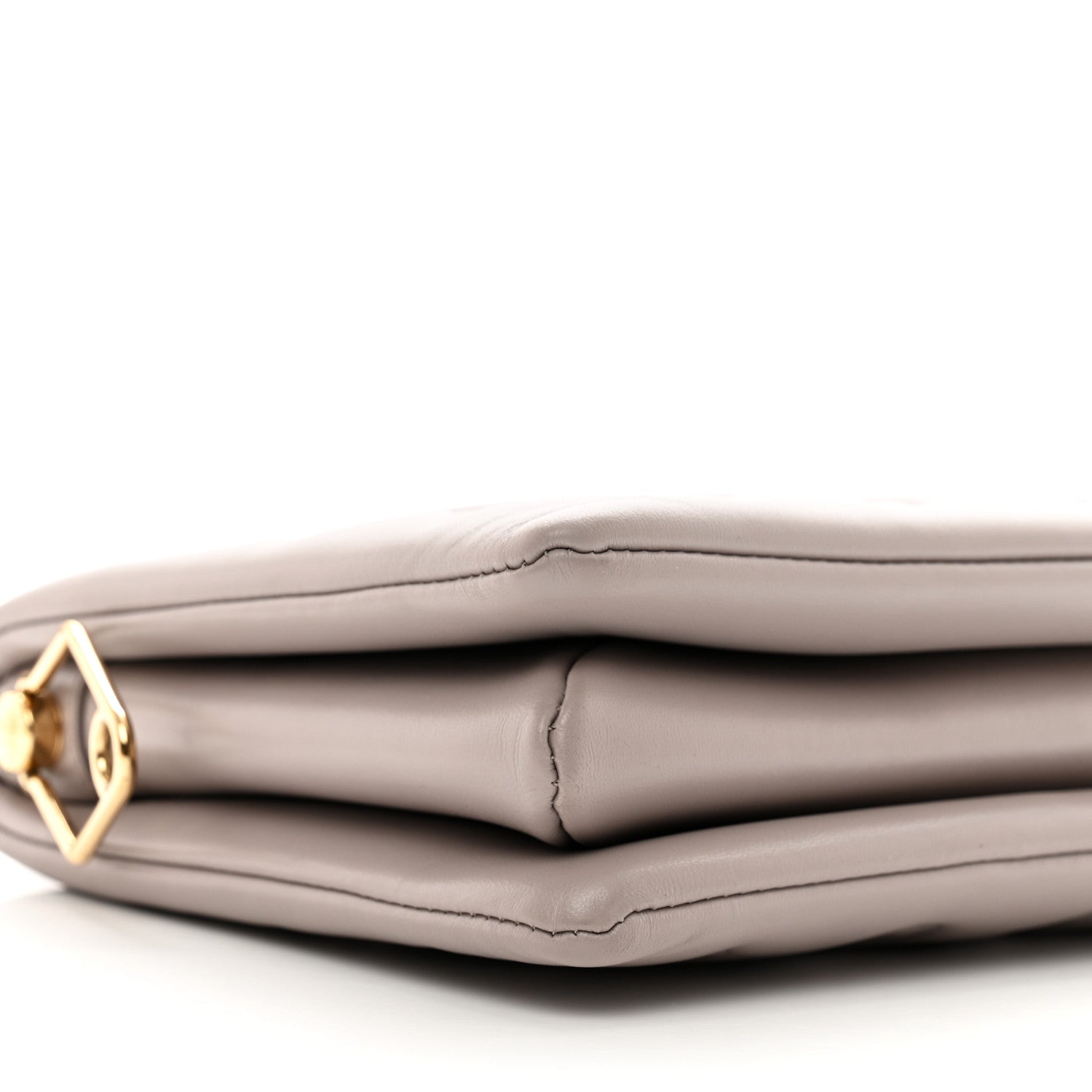 Louis Vuitton Lambskin Embossed Monogram Coussin PM Grey 8 of 10