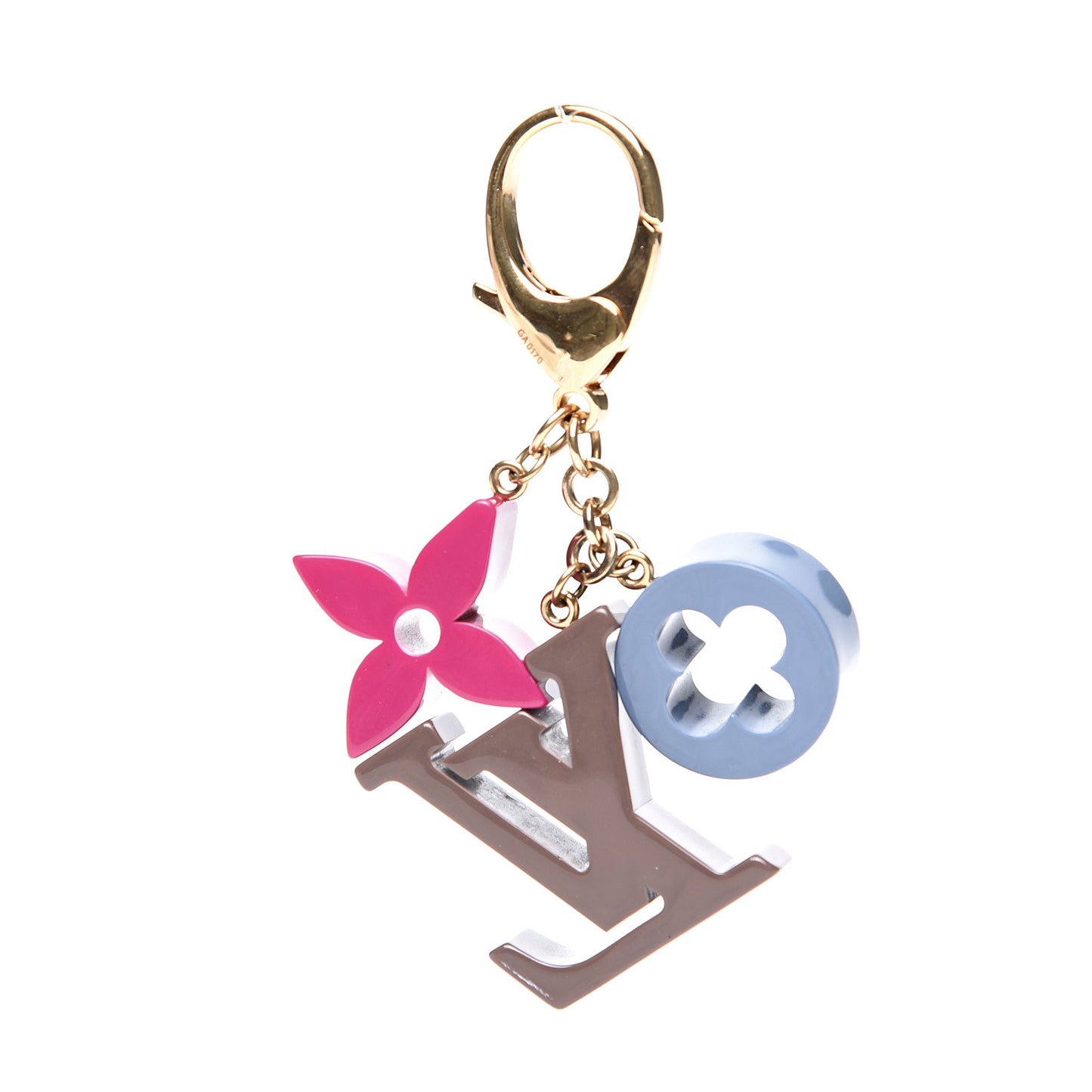 Resin Playtime Bag Charm Marron